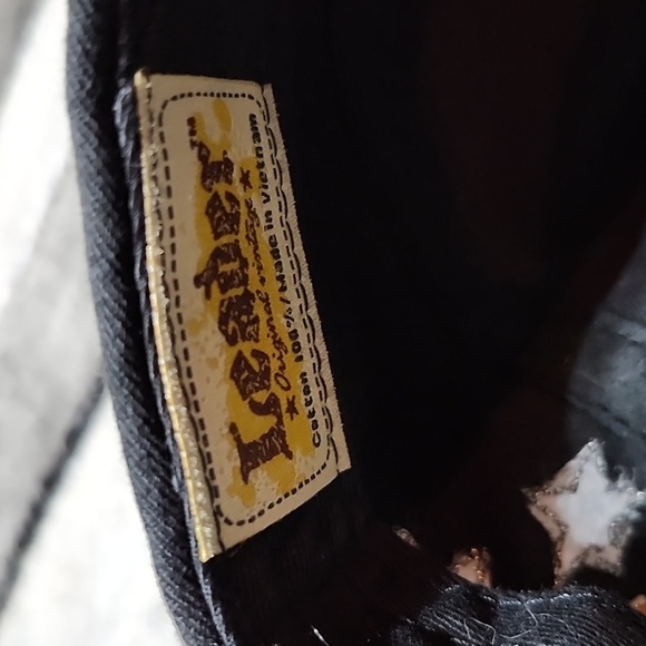 EMBROIDERED FOOTBALL ANGEL WINGS STARS DISTRESSED RHINESTONES CADET CAP HAT - Picture 11 of 15